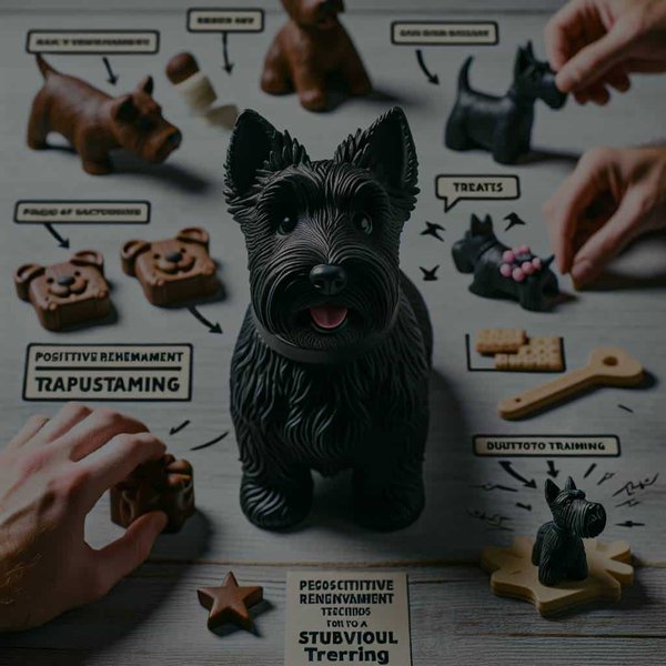 Quelles techniques de dressage positives sont adaptées pour un chien têtu comme le Scottish Terrier?